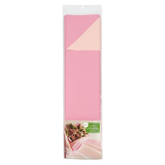 Pink Floral Wrapping Paper by Ashland&#xAE;, 12ct.